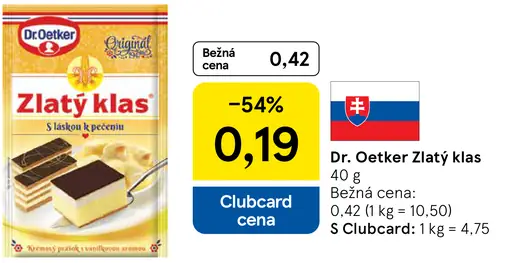 Dr. Oetker Zlatý klas