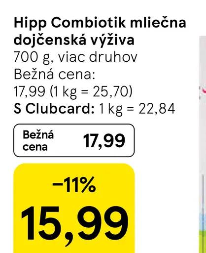 Hipp Combiotik mliečna dojčenská výživa