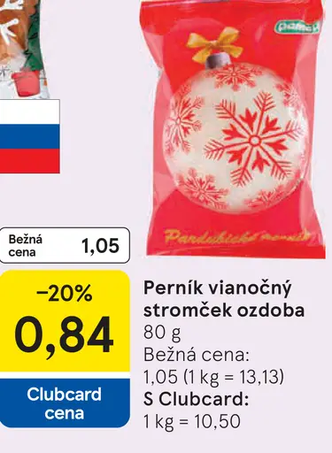 Perník vianočný stromček ozdoba