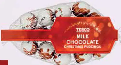 Tesco mix vianočných figúrok mliečna čokoláda