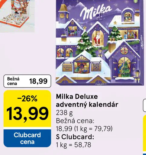 Milka adventný kalendár Deluxe
