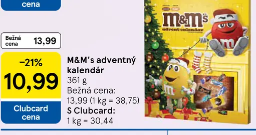 M&M'S Adventný kalendár