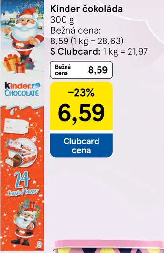 Kinder čokoláda