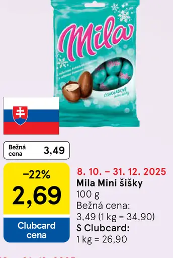 Mila Mini šišky