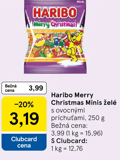 Haribo Merry Christmas Minis želé