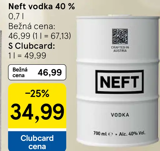 NEFT Vodka 40%