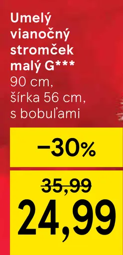 Vianočný stromček mini