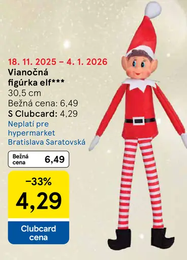 Vianočná figúrka elf