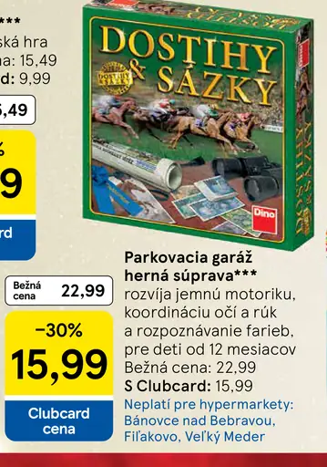 Dostihy a Stávky Spoločenská Hra