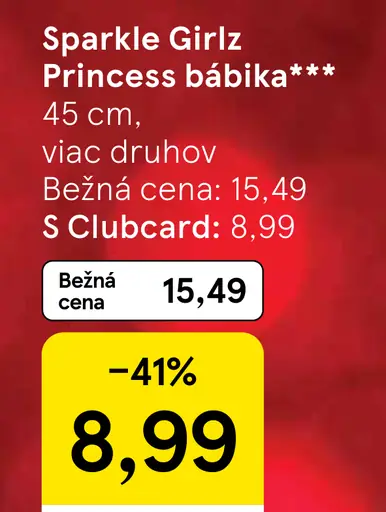 Sparkle Girlz bábiky princezné