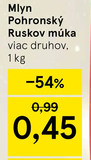 Mlyn Pohronský Ruskov Špaldová múka celozrnná