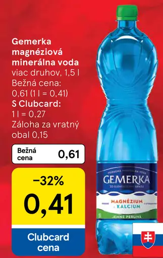 Gemerka magnéziová minerálna voda