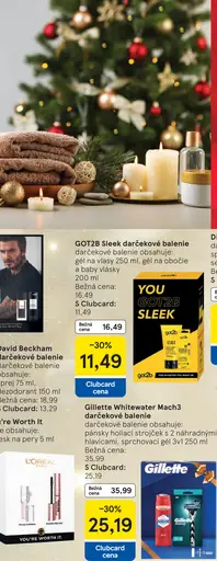 David Beckham darčekové balenie