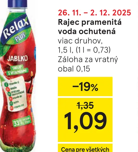 Rajec Pramenitá voda sýtená