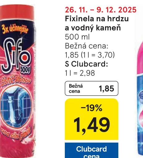 Sifo extra silné granuly čistič sifónov