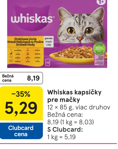Whiskas Kapsičky pre mačky