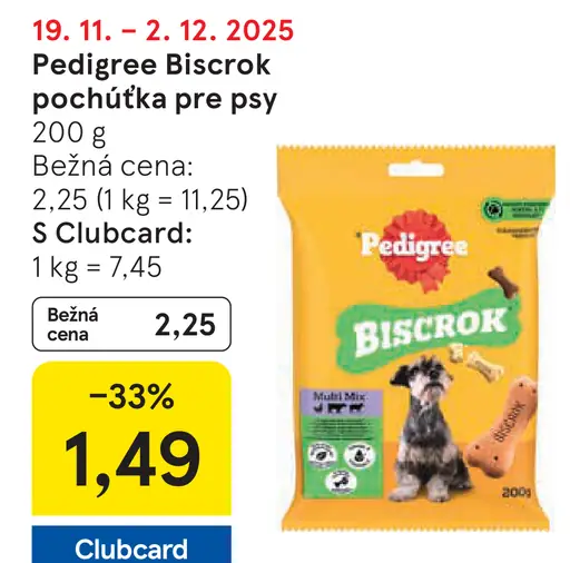 Pedigree Biscrok pochúťka pre psy
