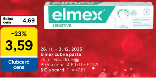 Elmex zubná pasta