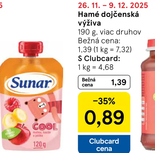 Hamé dojčenská výživa