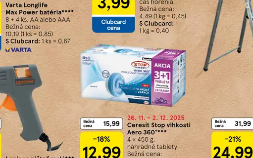 Varta Longlife Max Power batérie