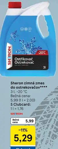 Sheron zimná zmes do ostrekovačov