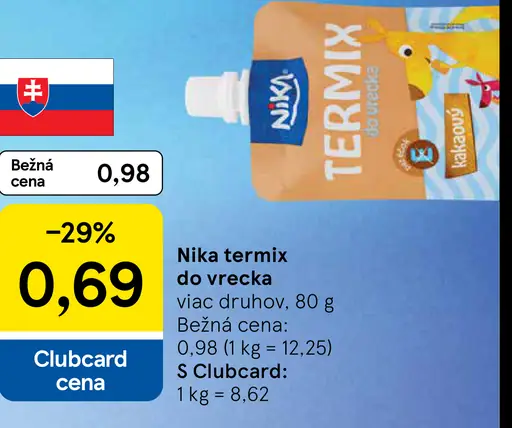 Nika termix do vrecka