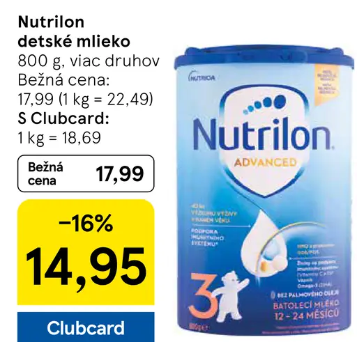 Nutrilon detské mlieko