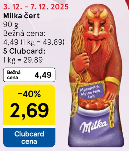 Milka čert
