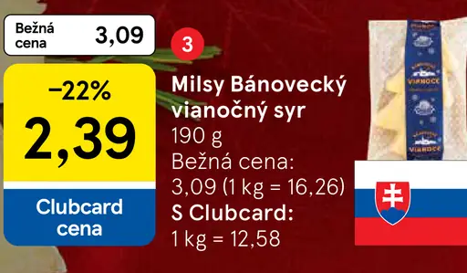 Milsy Bánovecký Vianočný syr