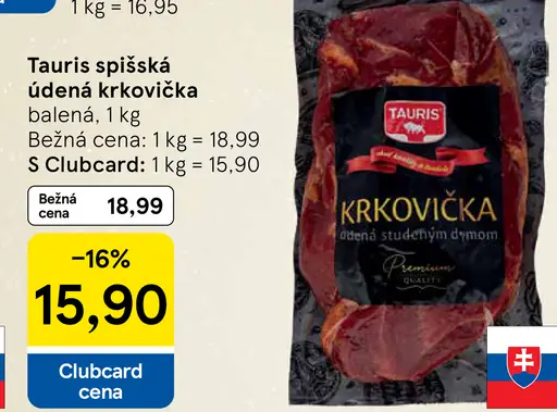 Tauris spišská údená krkovička