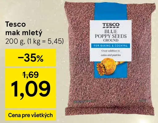 Tesco mak mletý