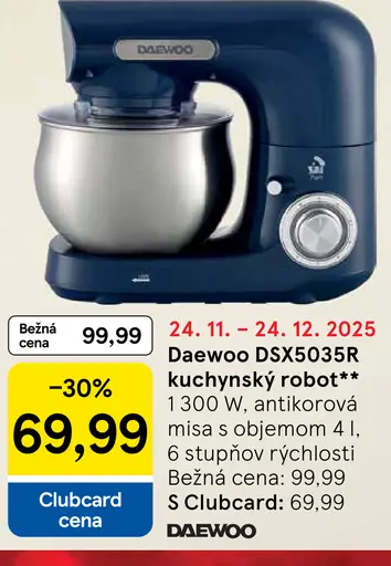 Daewoo DSX5035R kuchynský robot