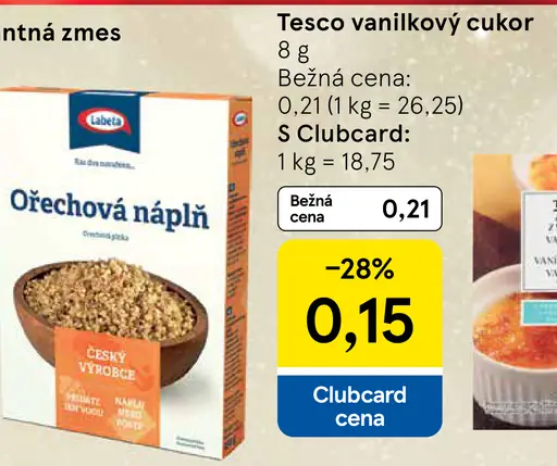 Tesco Vanilkový Cukor
