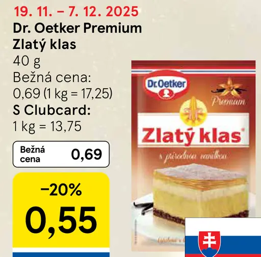 Dr. Oetker Premium Zlatý klas