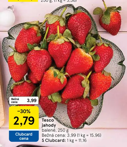 Tesco jahody