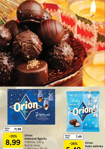 Deva vianočné figúrky mliečne s ovocnou