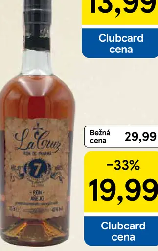 La Cruz rum 7 ron de Panama