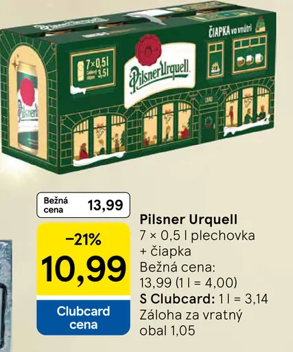 Pilsner Urquell plechovka