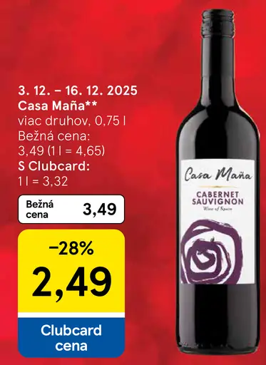 Casa Maria Cabernet Sauvignon