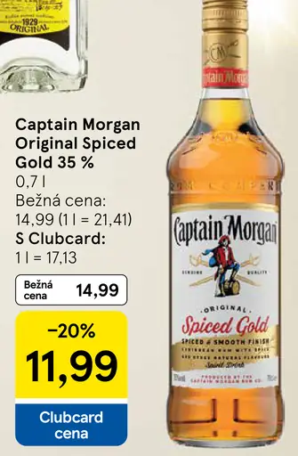 Captain Morgan Original Spiced Gold 35%