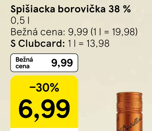 Spišská borovička 38%