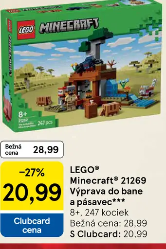LEGO® Minecraft® 21269 Výprava do bane a pílovca