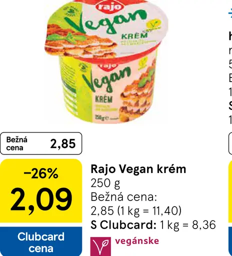 Rajo Vegan Krém