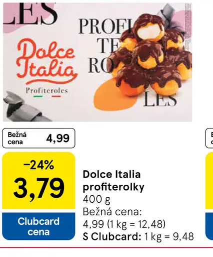 Dolce Italia profiterolky