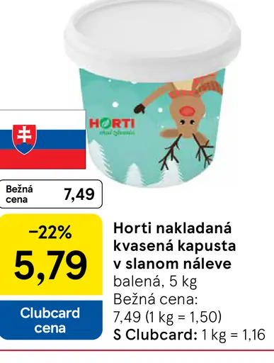 Horti nakladaná kvasená kapusta v slanom náleve