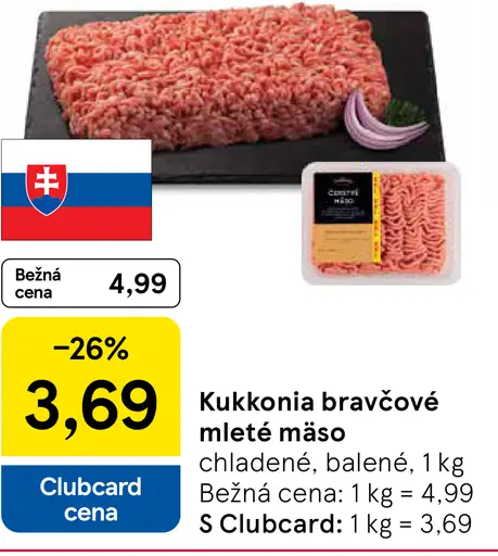 Kukkonia bravčové mleté mäso