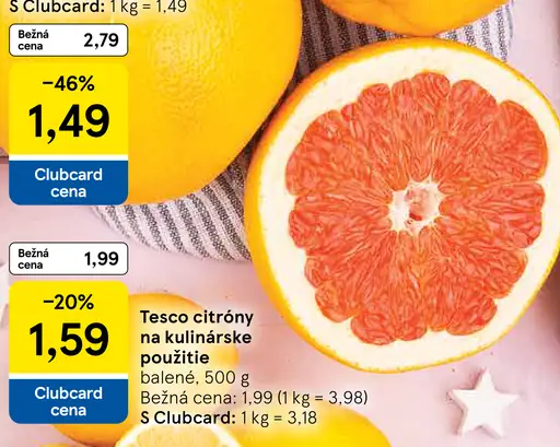 Grapefruit červený