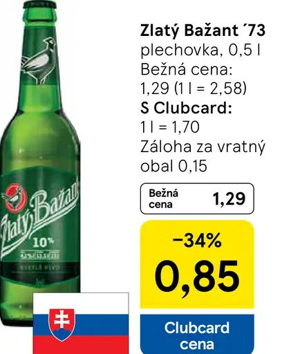 Zlatý Bažant '73 plechovka