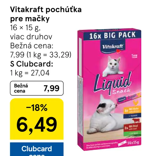 Vitakraft pochúťka pre mačky