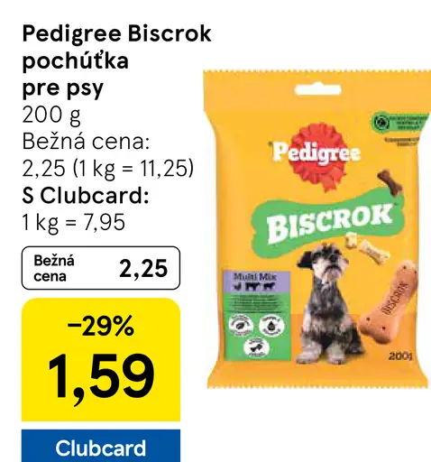 Pedigree Biscrok pochúťka pre psy